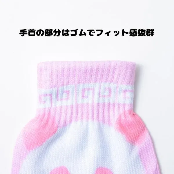 ACDC RAG Pink Panda Fingerless Gloves