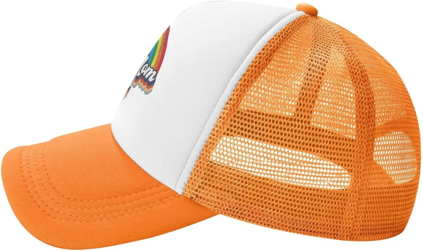 Adult Mesh Baseball Caps Adjustable Trucker Hats Breathable Snapback Caps for Women Men