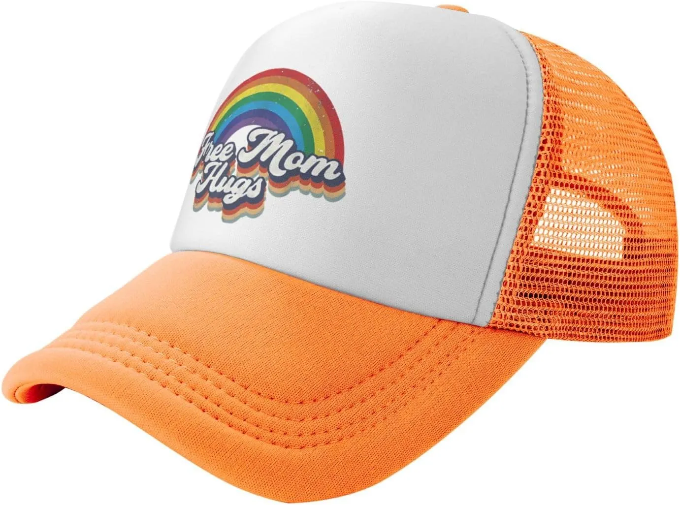 Adult Mesh Baseball Caps Adjustable Trucker Hats Breathable Snapback Caps for Women Men