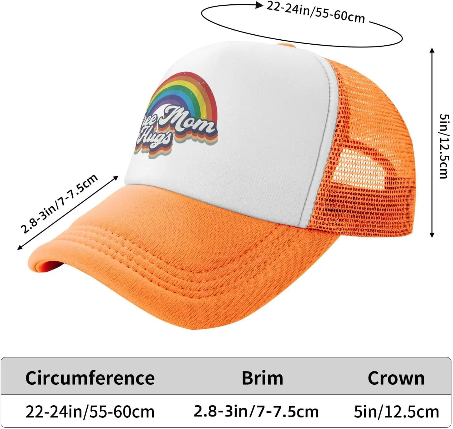 Adult Mesh Baseball Caps Adjustable Trucker Hats Breathable Snapback Caps for Women Men