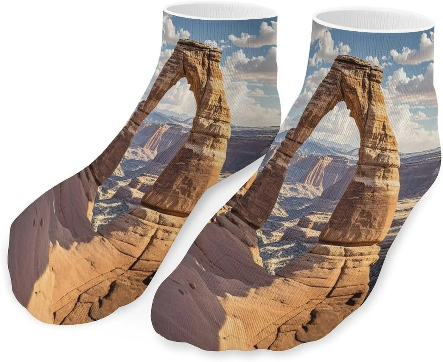 Arches National Park Socks Low Cut Ankle Short Sock Novelty Casual Invisible Liner Socks for Men Women
