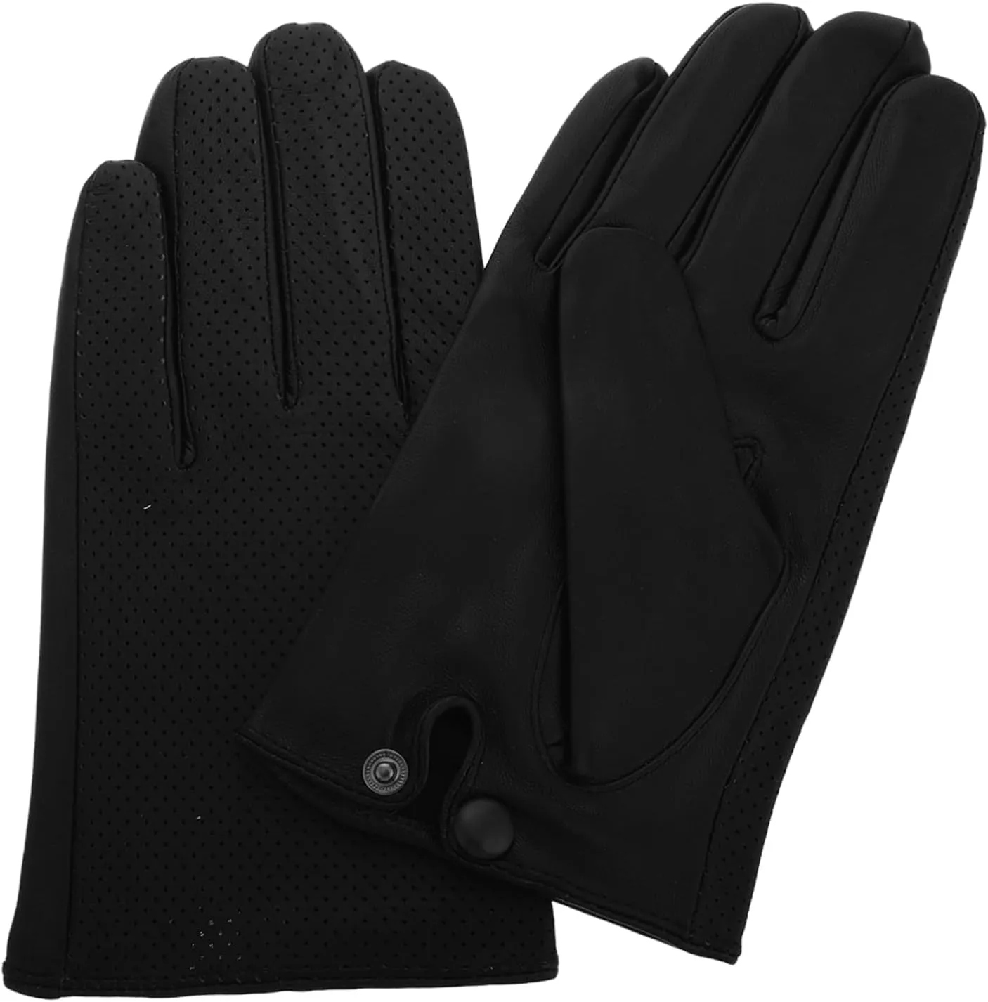 Cute Gloves Touchscreen Men's Leather Gloves for Cycling Running Driving Hand Warmers