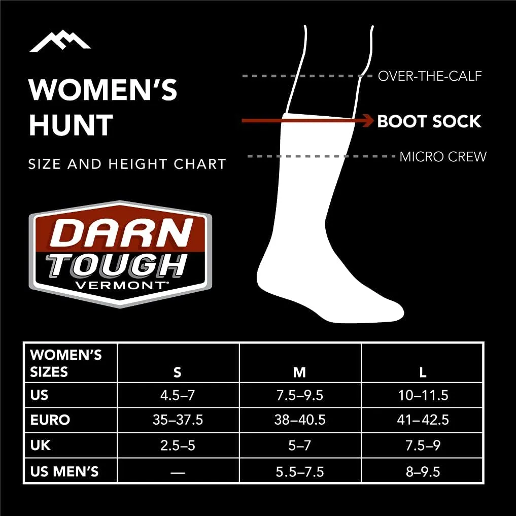 Darn Tough (Style 2103) Hunting Boot Midweight with Cushion - Women