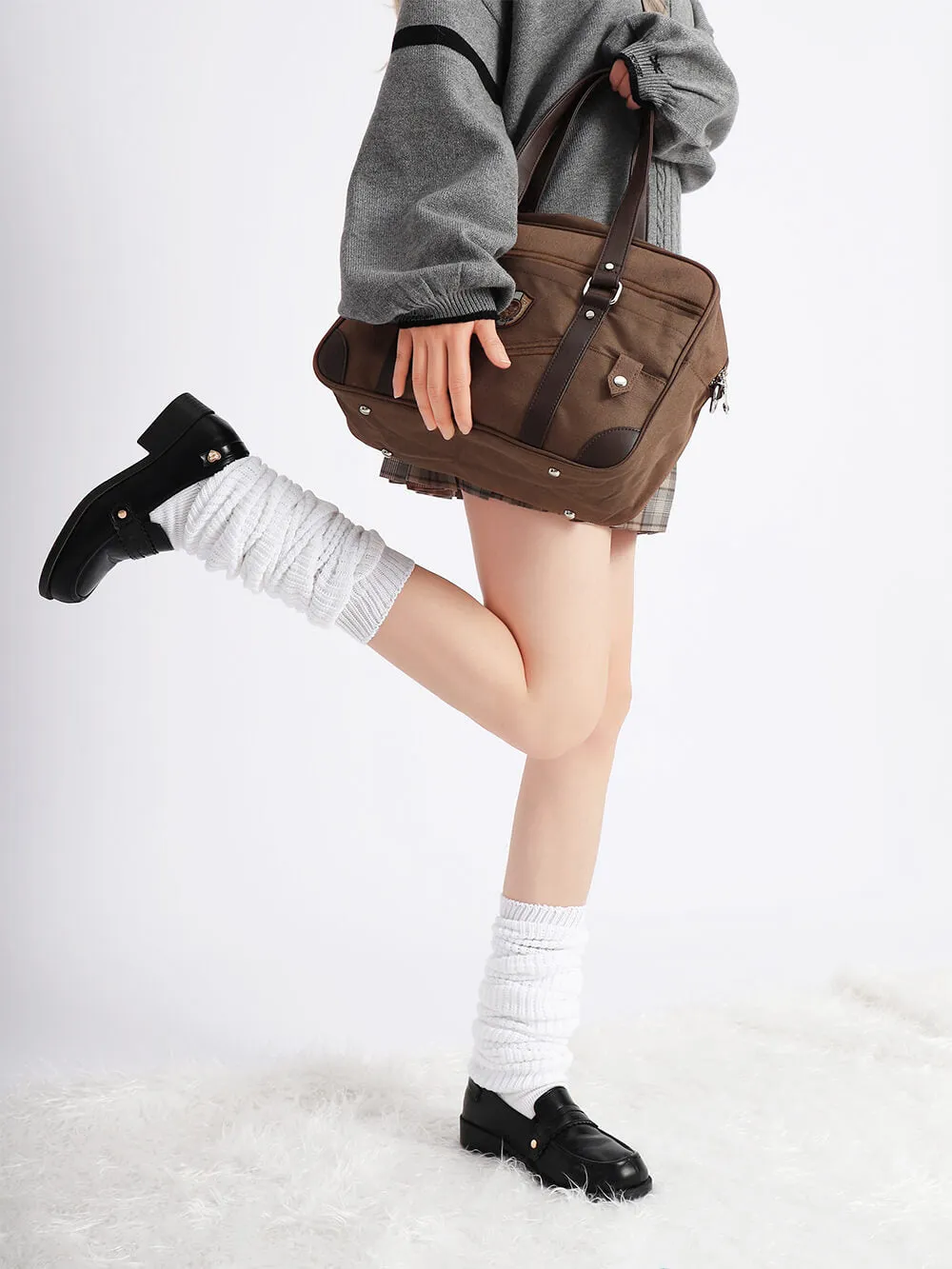 Harajuku Knit Slouch Socks