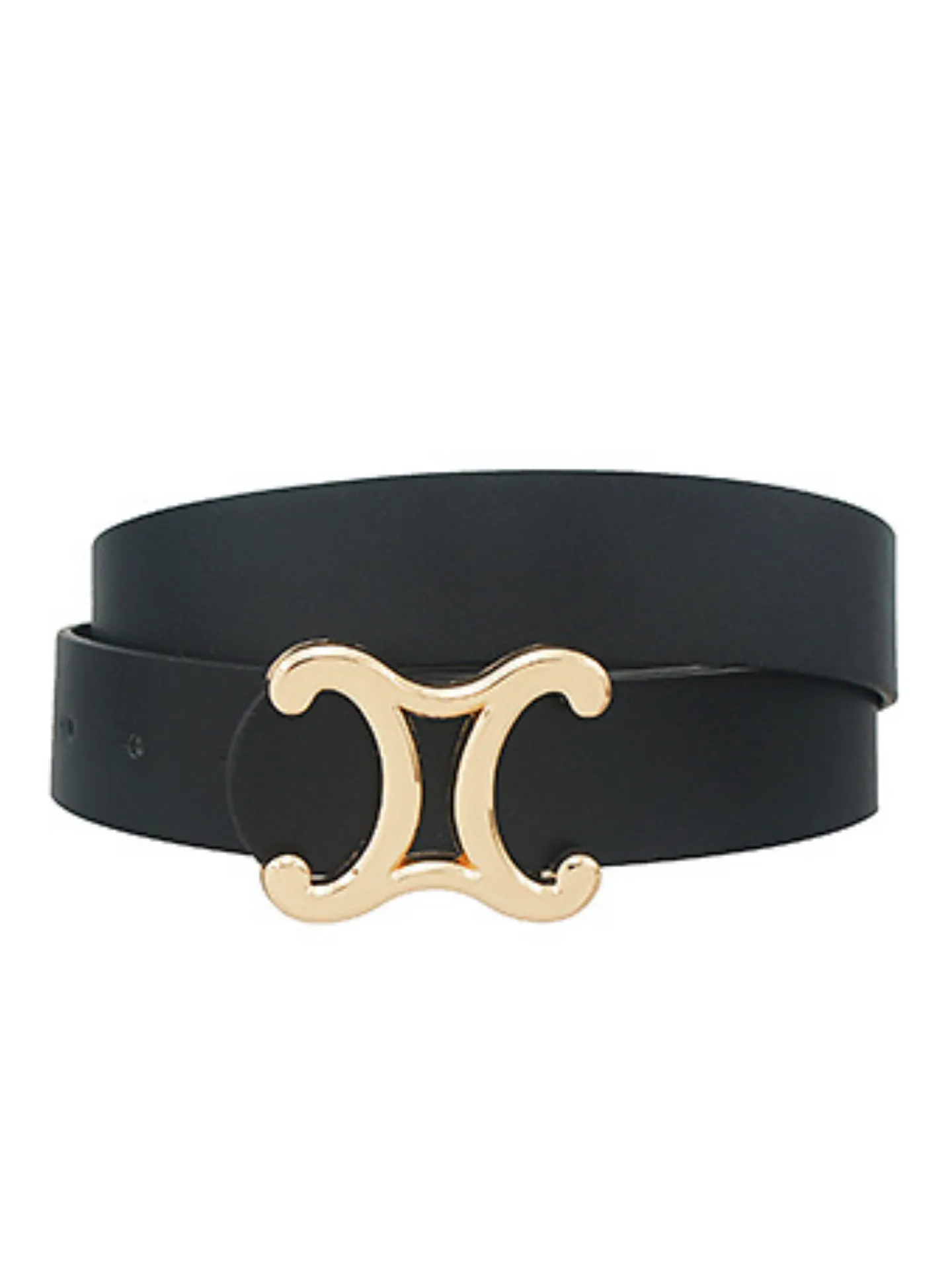 Mirrored C Buckle Belt