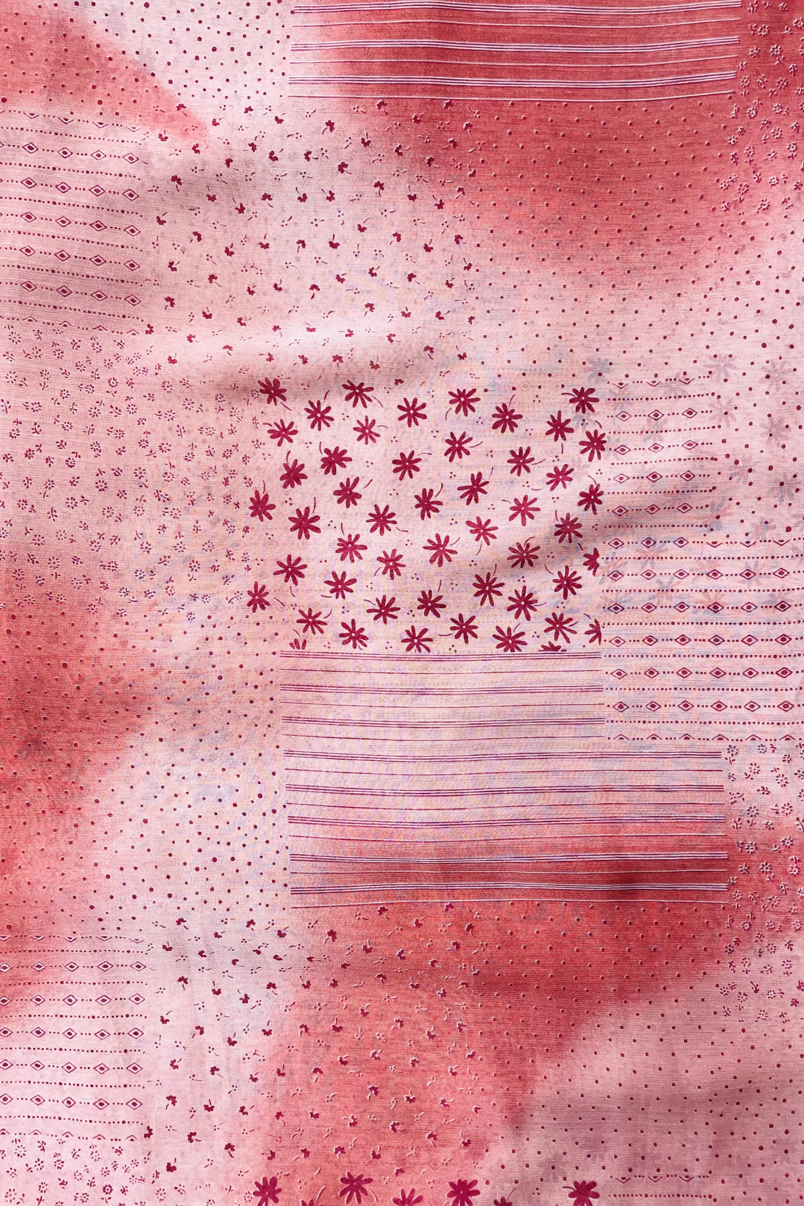Printed Chiffon - Pink