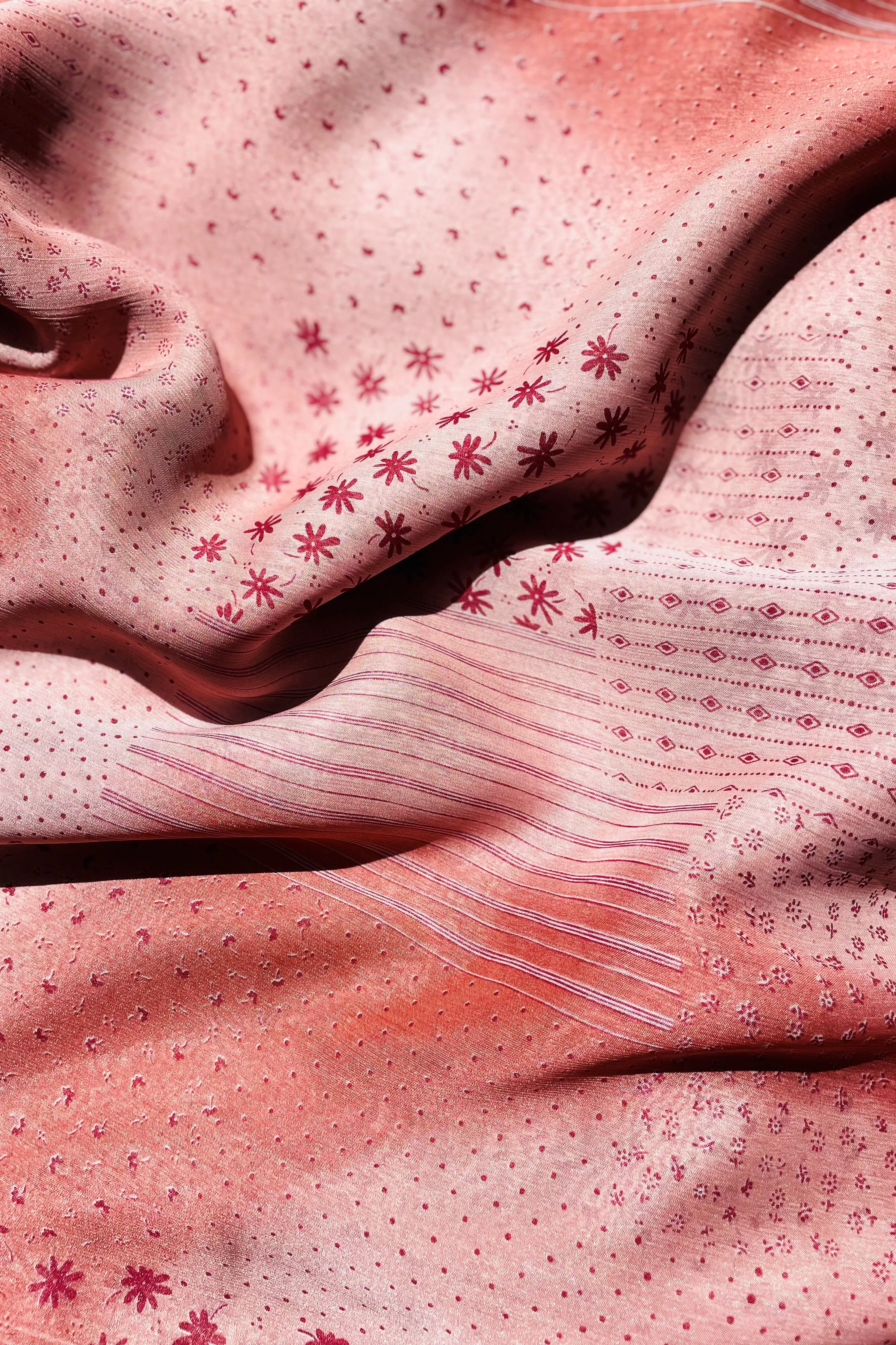 Printed Chiffon - Pink