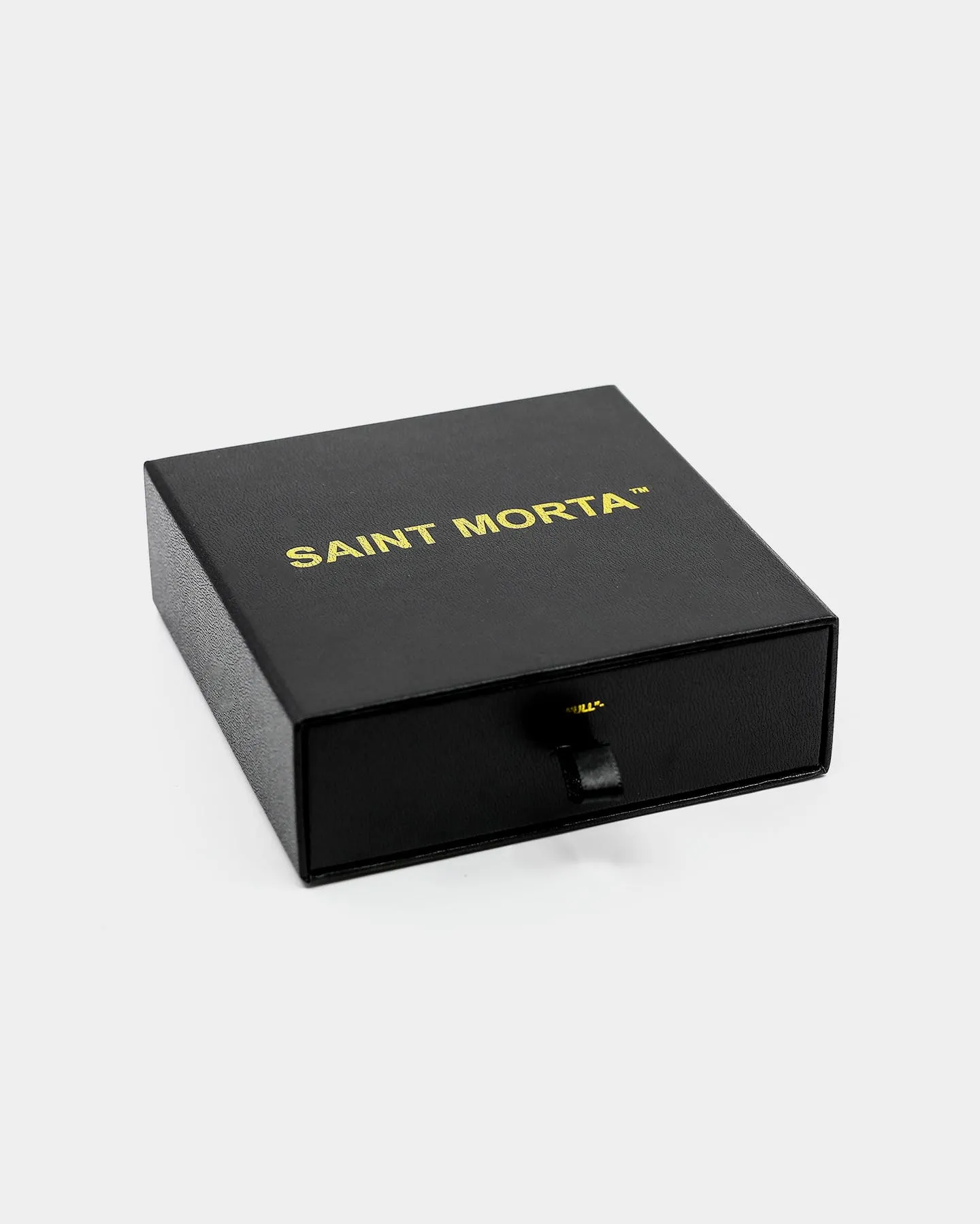 Saint Morta Men's Skinny Belt White