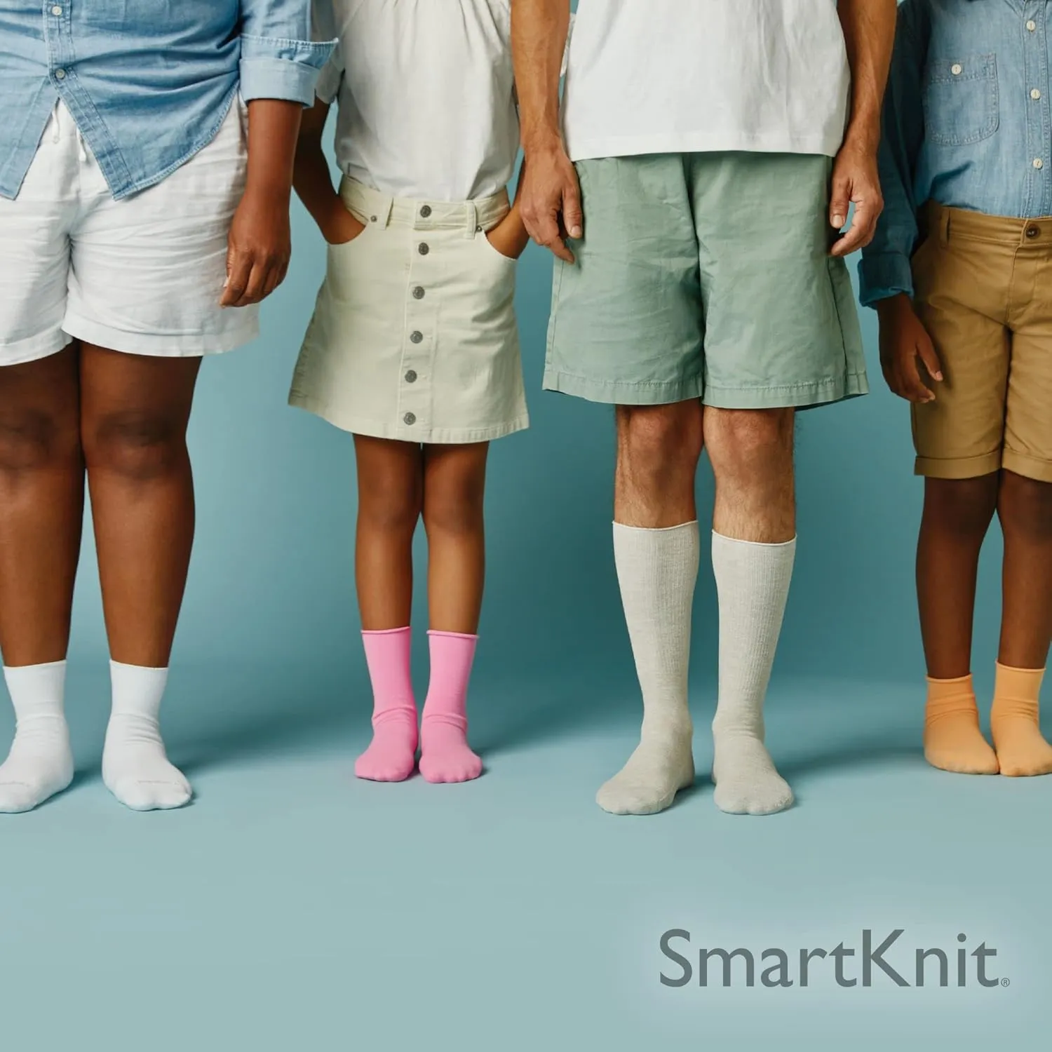 Seamless Diabetic Crew Socks, 3 Pack (6 Count)