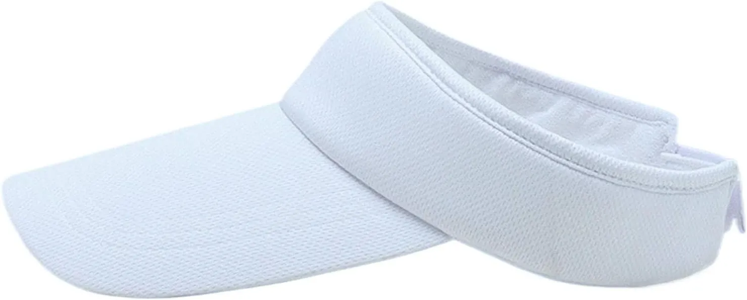 Sports Visor Sun Hats Unisex Men Women Summer Visor Baseball Cap with Thicker Sweatband