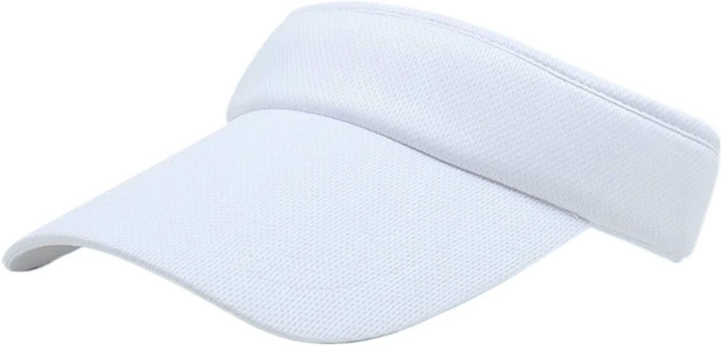 Sports Visor Sun Hats Unisex Men Women Summer Visor Baseball Cap with Thicker Sweatband