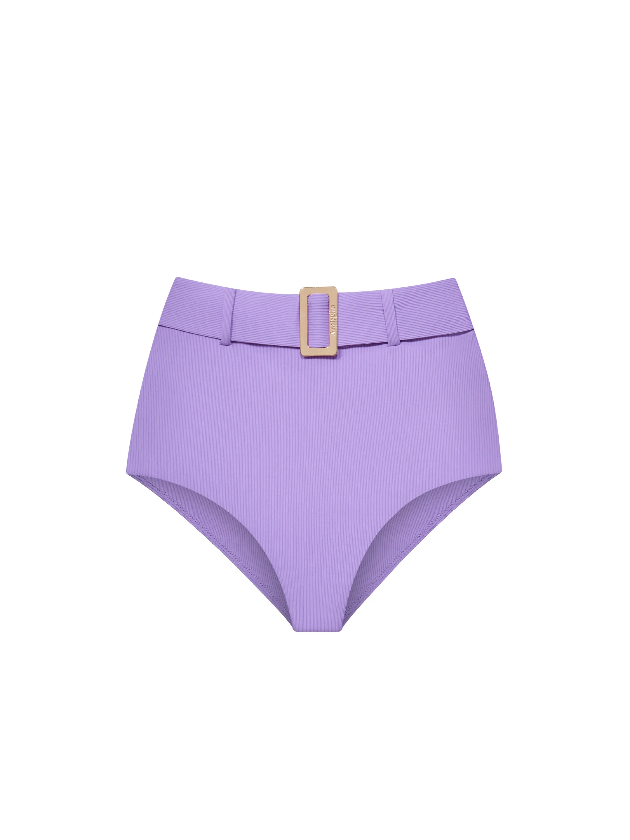 The Belted Brief - Violet (Ribbed)