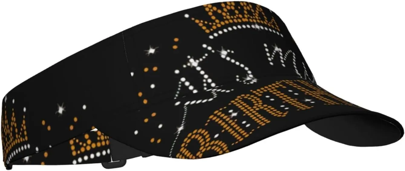 Today is My Birthday Print Sun Visor Hats for Women Men Wide Brim Visors Foldable Beach Birthday Girl Summer Beach Hat