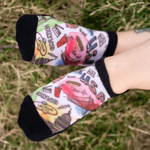 Travel USA Diabetic Ankle Socks