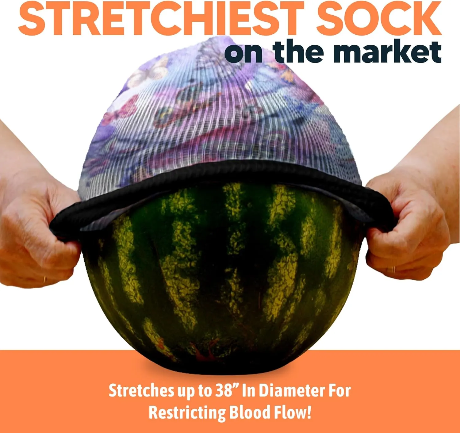 Viasox EasyStretch Diabetic Socks for Men & Women, Non Binding Top, Seamless Toe, Loose Fit, 4 Pack, Paws & Petals