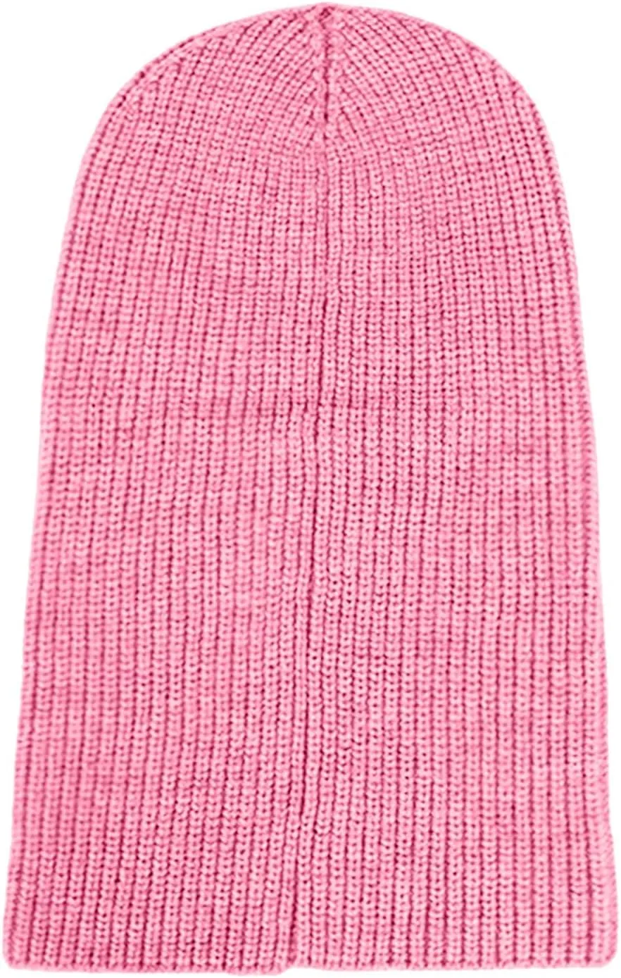 Warm Bandana For Skiing Or Cycling Full Face Neck Warmth New Winter Skiing Hood Set Head Knitted Wool Scarf Women Gaiter