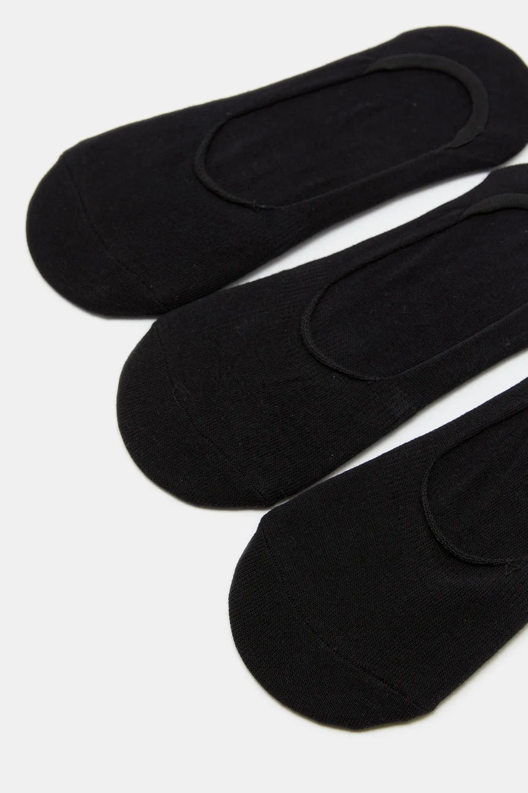 Women Black Invisible Socks Set (3 pairs)