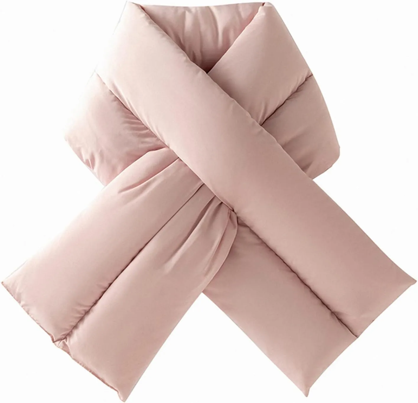 YOLAI Men's And Women's Neck Warmer Down Scarves Windproof Warm Fashion Wrap Scarf Solid Color Multifunction Scarf