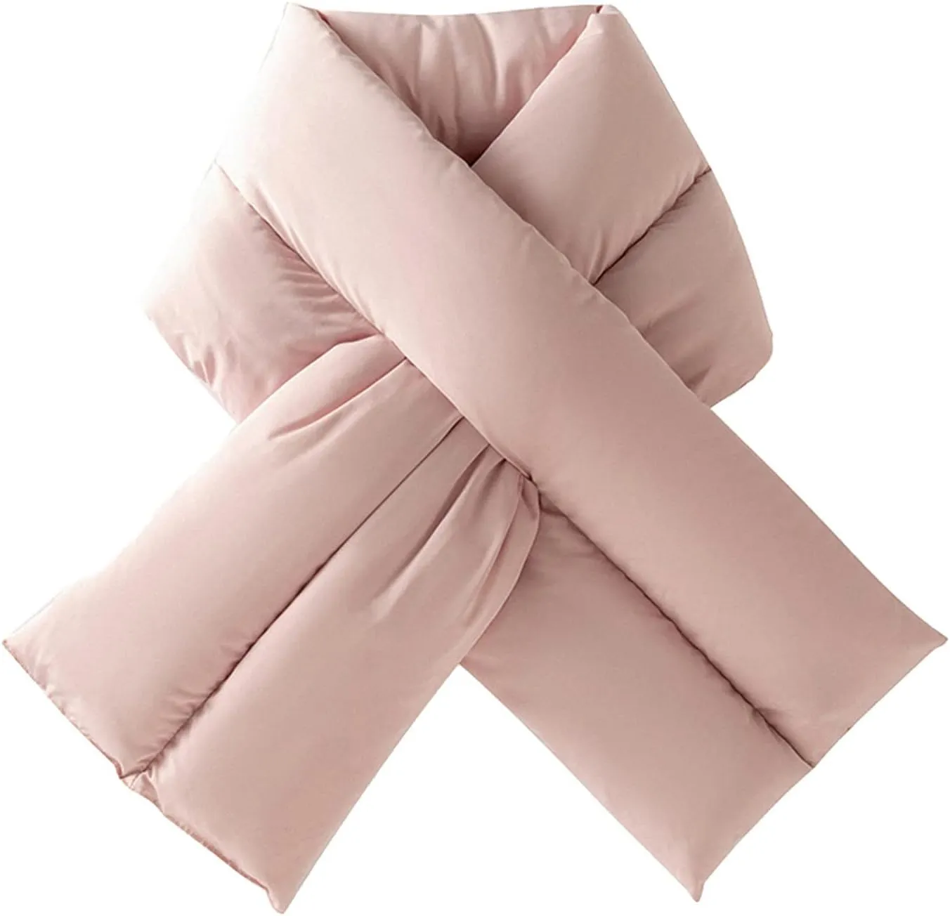 YOLAI Men's And Women's Neck Warmer Down Scarves Windproof Warm Fashion Wrap Scarf Solid Color Multifunction Scarf