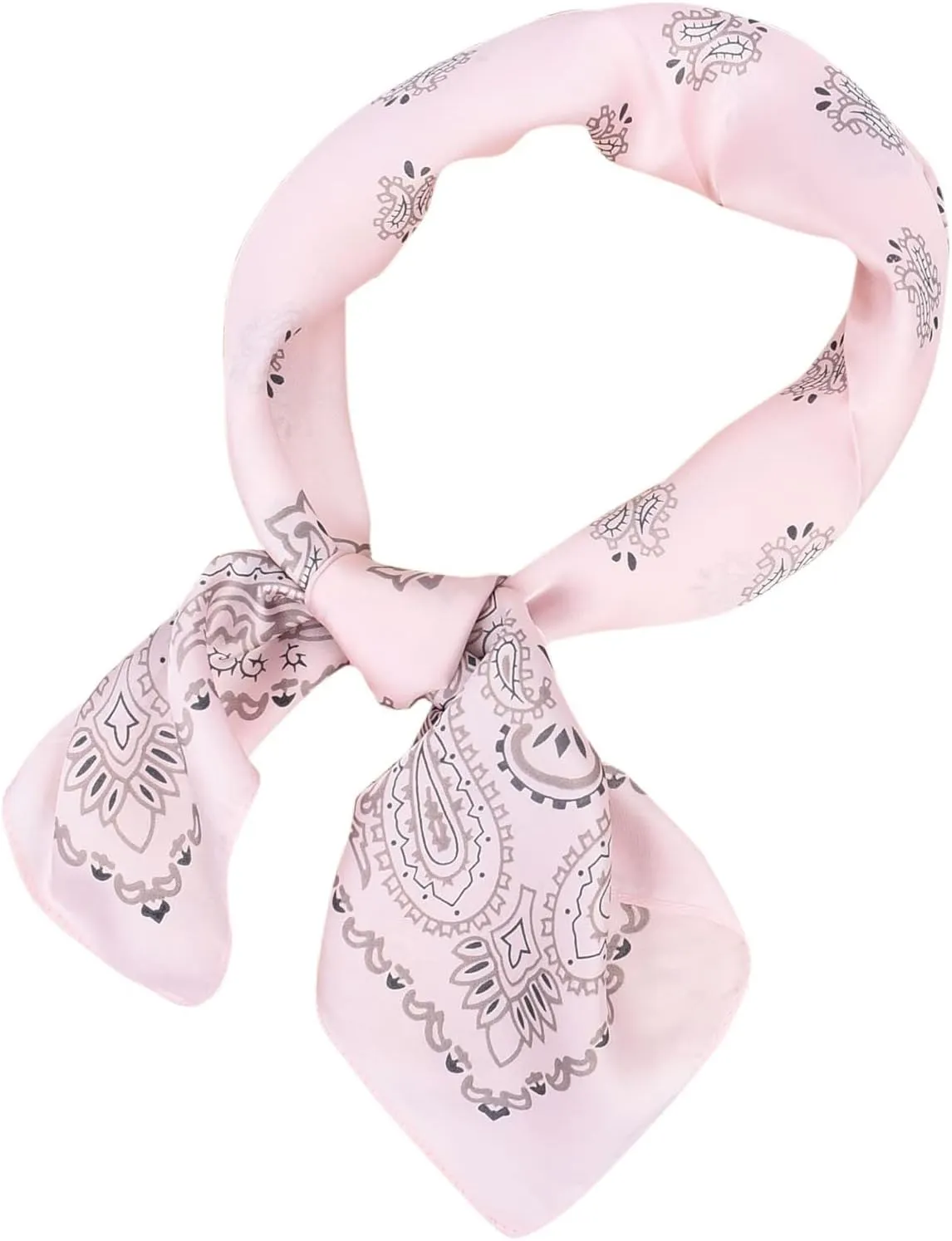 YOLAI Satin Head Scarf Silk Feeling Neck Scarves Hair Wrap For Sleeping Bandana Large Square Turban Headscarf